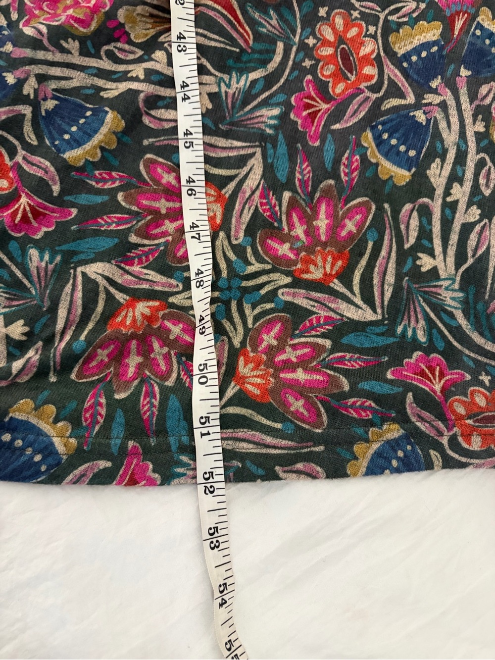 Natural Life Stella Teal Floral Print Maxi Dress Size Medium NWT - Picture 6 of 7